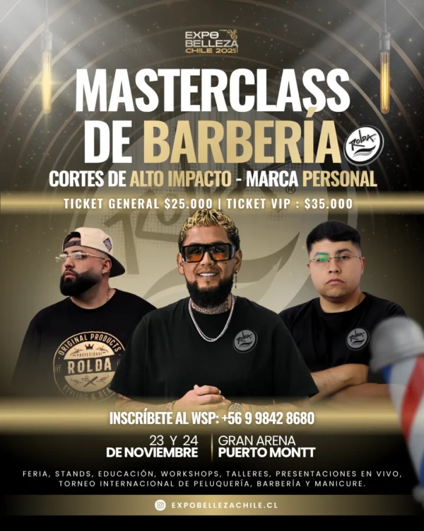 Ticket General Masterclass Rolda en Puerto Montt